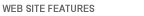 Web site features